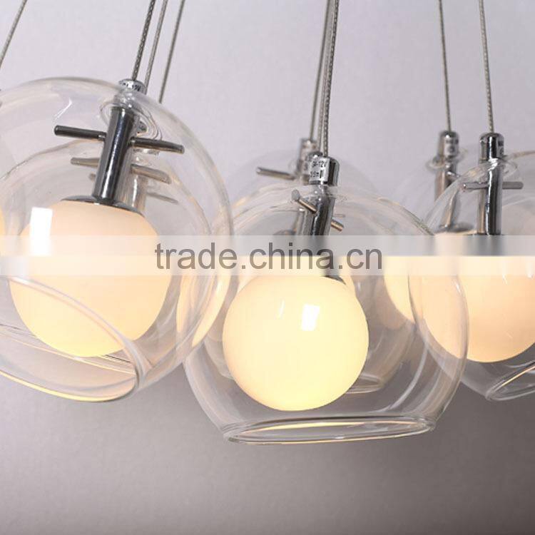 Decorative blown clear glass pendant light new pendant lamp/chandelier lamp with ce/ul