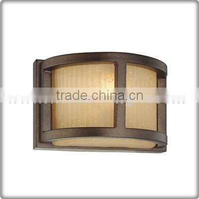 UL CUL Listed Painted Coffee Lobby Wall Sconce With Glass Shade W50142