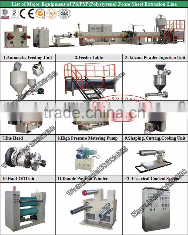 PS Foam Sheet Plastic Extrusion Line