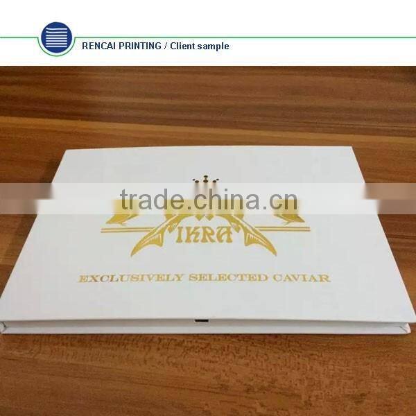 2016 New Business Gift Paper Invitation Card 4.3 inches lcd invitation video card