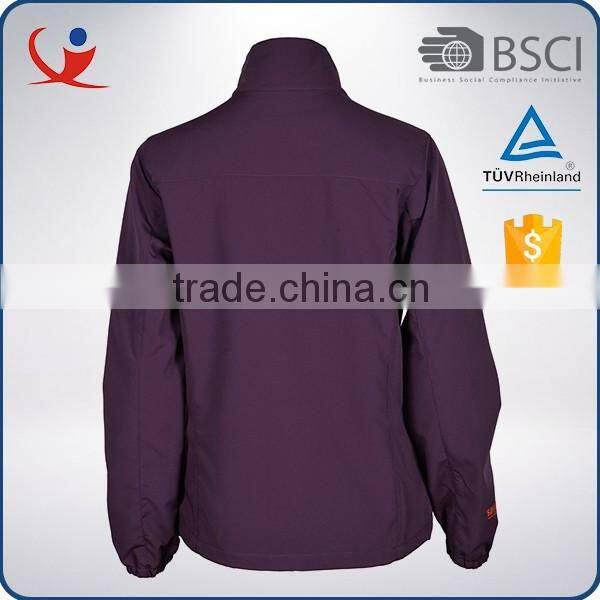 Hot sell breathable durable waterproof women new softshell jacket