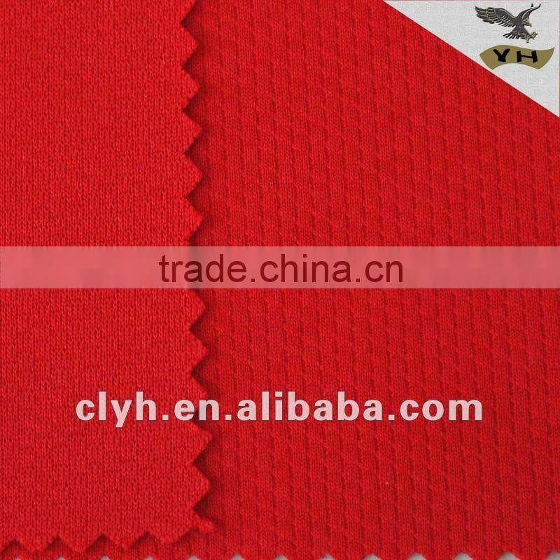 Polyester sweat resistant sportswear wicking fabric