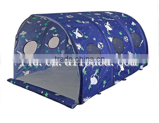 Kids Play Space Capsule Tent With Glow-in-the-Dark Printing