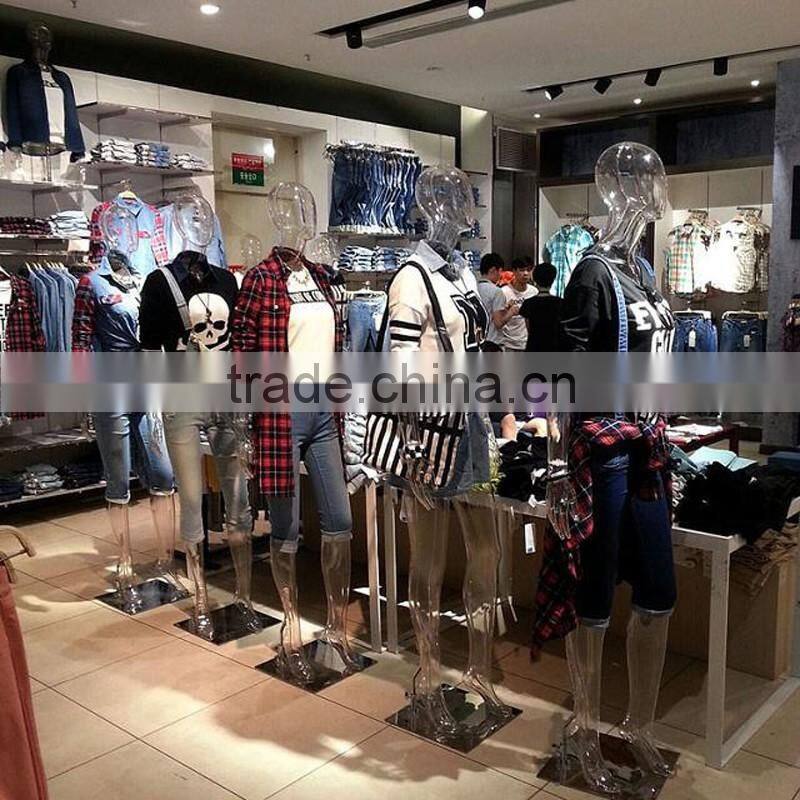 2014 new PC pro-environment transparent male hip mold man torso mannequin
