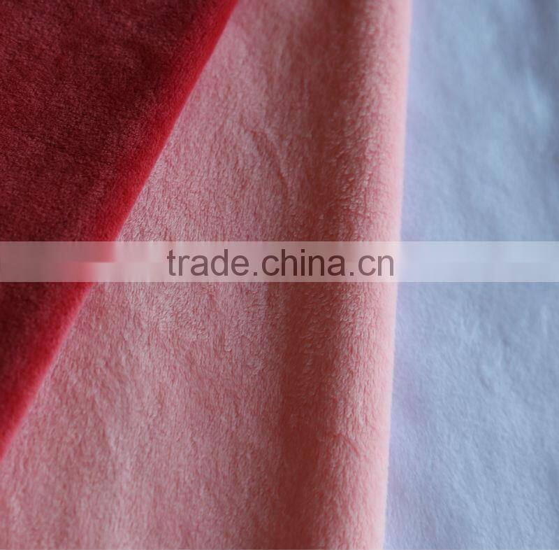 poly artificial fur fabric using for hot water bag
