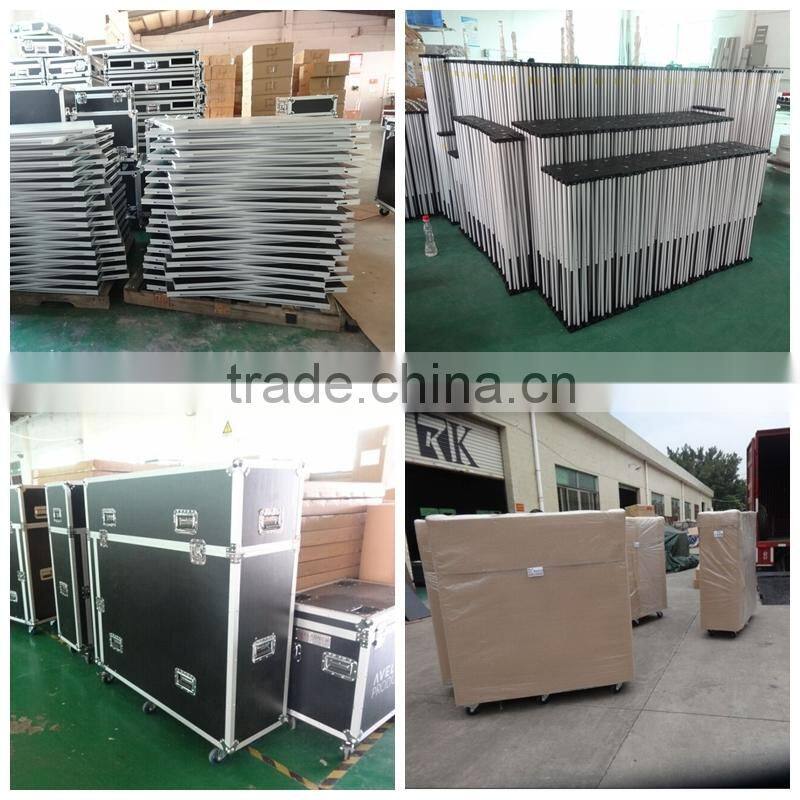 instal moving aluminum install portable stage riser