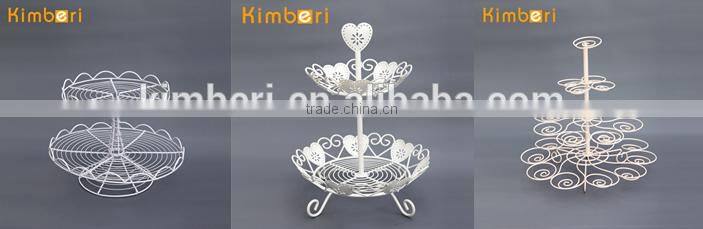2 tier heart shape metal cake tray for wedding