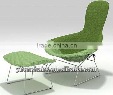 Harry Bertoia bird soft chair and ottoman