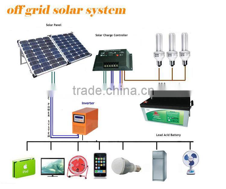 1kw-6kw hybrid home solar energy storage system of solar energy