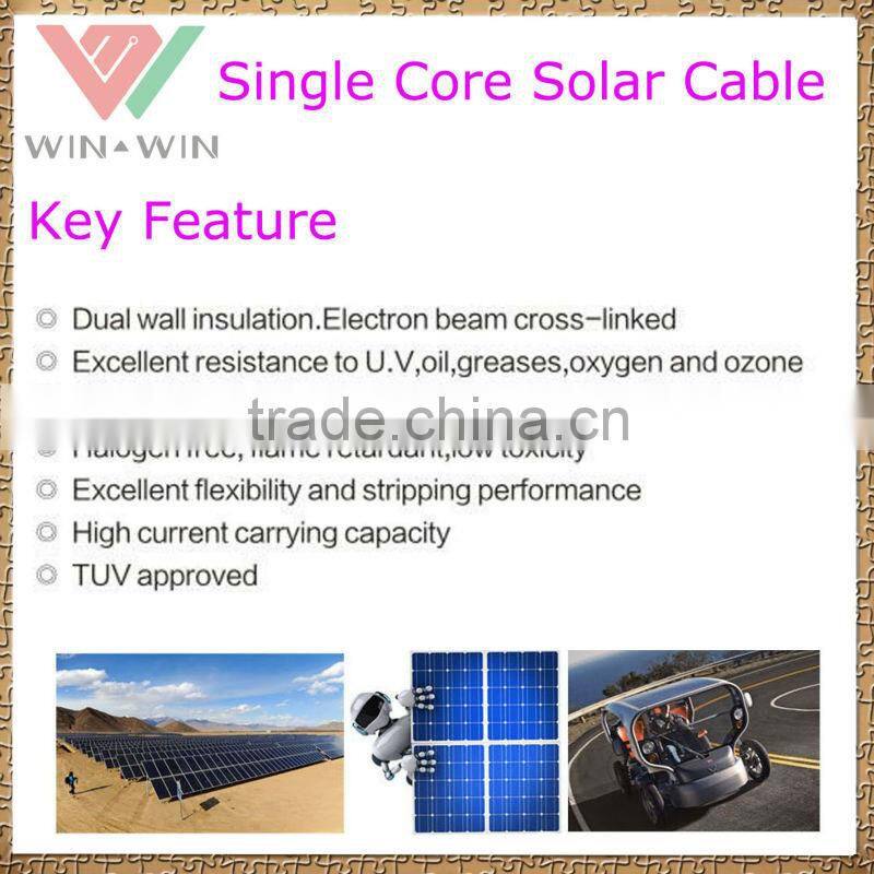 TUV Approval Single Core PV Solar Cable 007