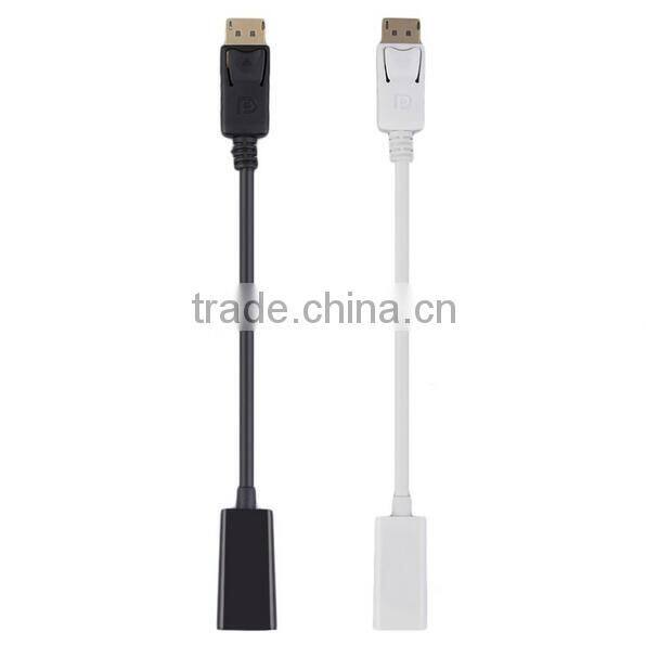 New Display Port DP To H-DMI Adapter HD 1080P M/F Cable Connector