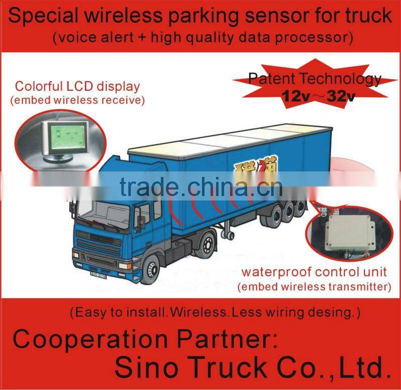 wireless parking sensor truck