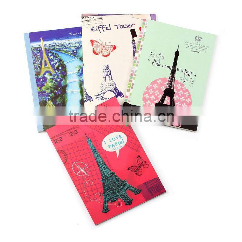 Custom A5 organizer school notebooks with fashion cover from Zhejiang