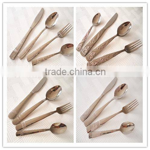 Best quality stainless steel round table spoon