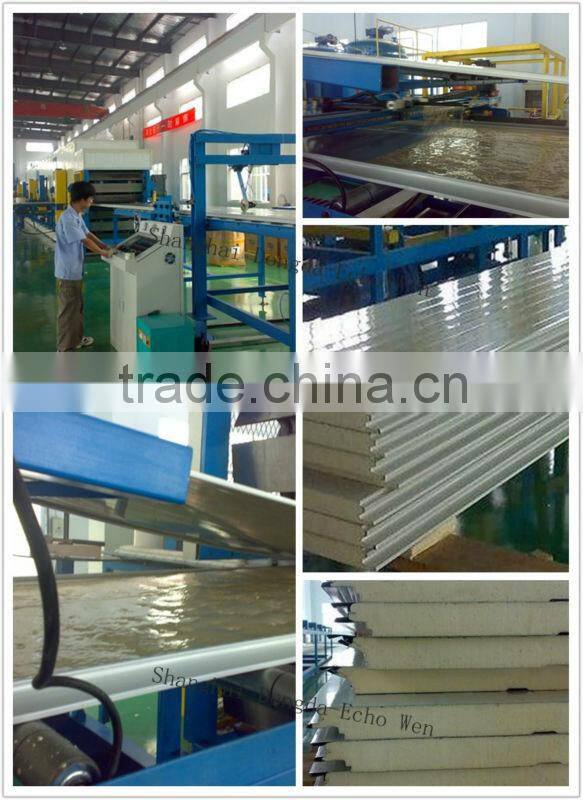 Polyurethane for discontinue panels blend with polymeric mdi