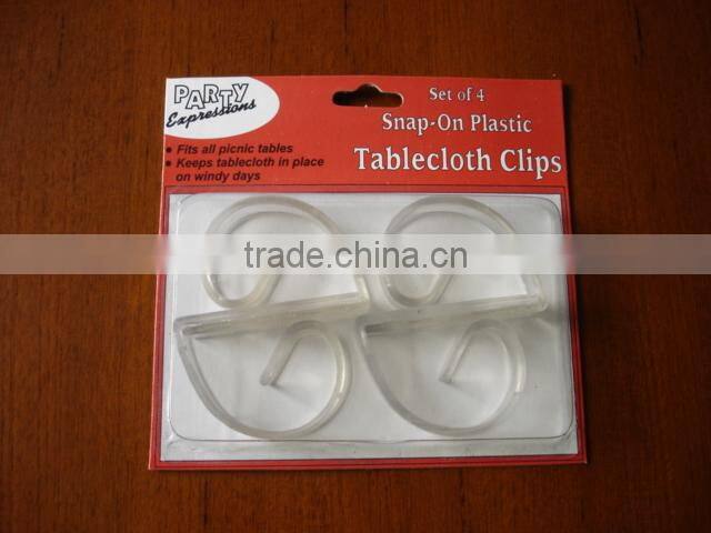 4pcs set Plastic Tablecloth Holder