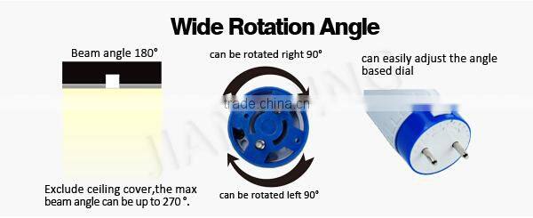 New design 270degree SMD2835 18w T8 1200mm Led Tube Light
