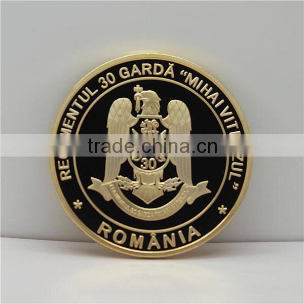 Custom Made Gold Plated Brass Coin