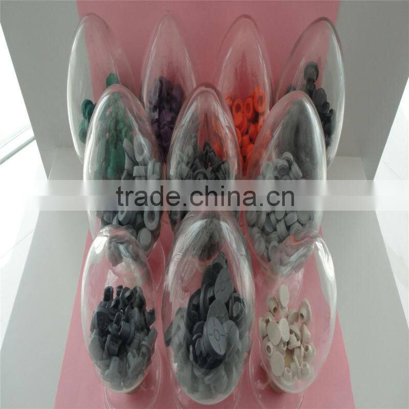 Synthetic polyisoprene liners pharmaceutical use 25-B
