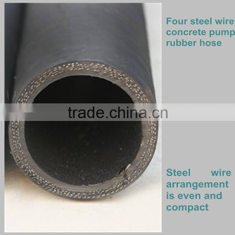 Dn125 Concrete Pump Steel Braided Rubber Hose,Used For Putzmeister/schwing/sany/conforms/cifa Concrete Pumps