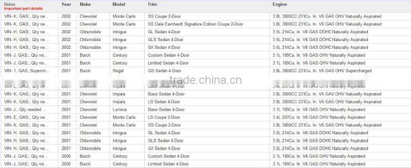High quality air filter cabinfilter for 10446783