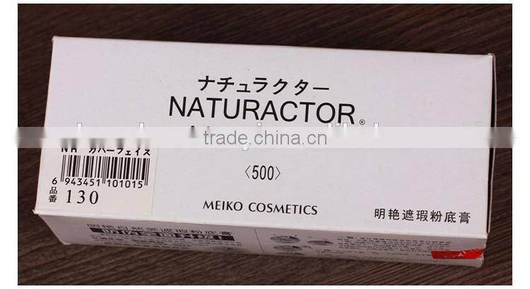 8pcs/lot Japan Brand Mingyan Naturactor Beauty Foundation Concealer Cream 9 Colors naturactor foundation