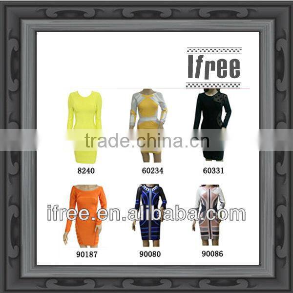 Lemon Strappy Back Hollow Out Bandage Dresses Sexy Night Out Club Wear