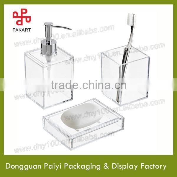 Various attractive sizes colors acrylic box for soap