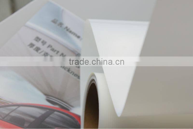 high temperature resistant uv pet matte backlit film