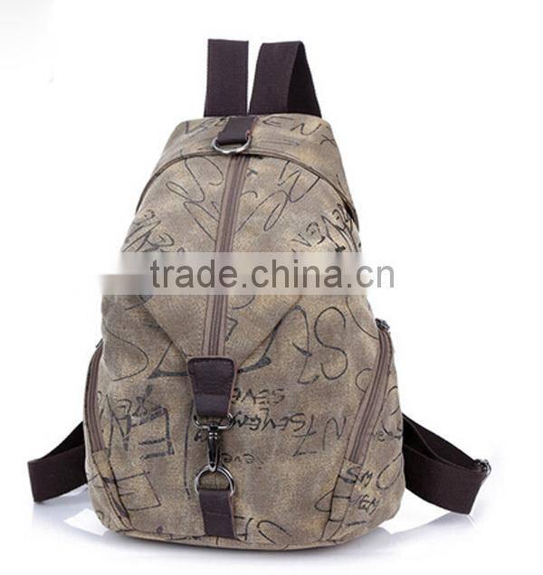 2014 new and hot men backpack fashion canvas backpack bags