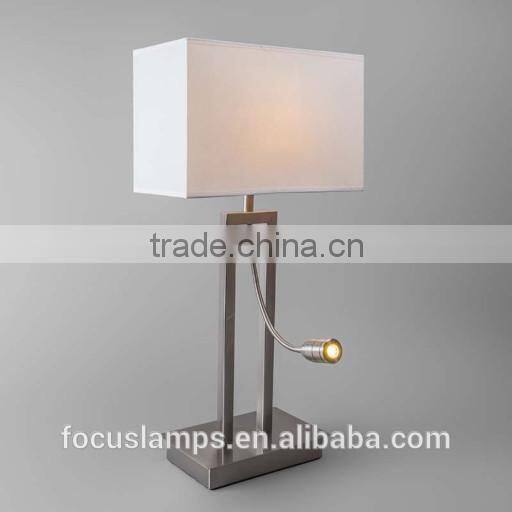 Creative design two lights hotel room Led table lamp