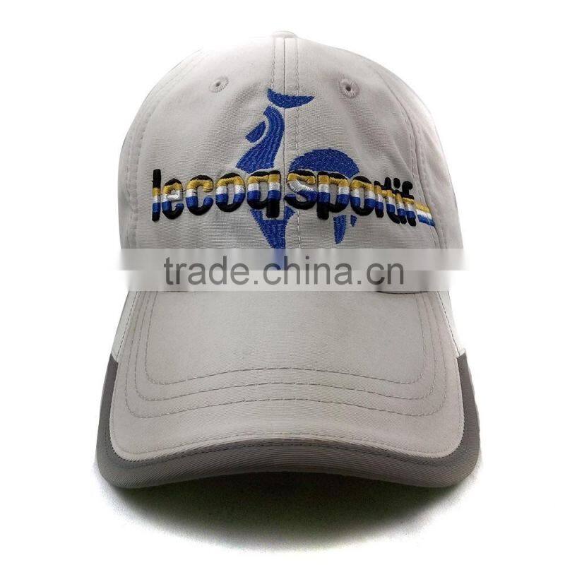 Custom Embrossed 100% cotton baseball hat plastic buckle cap