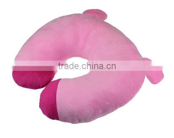 Pink Pig U Shape Neck Pillow for kids