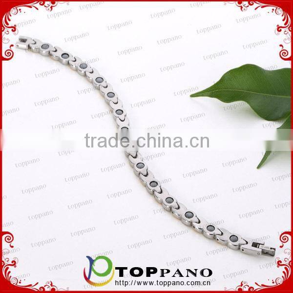 fashion stainless steel magnetic bracelet healthy magnet bracelet magnetic energy bracelet