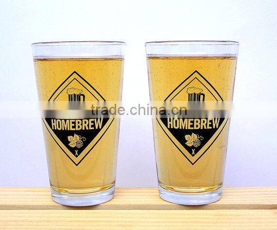 competitive price 16 oz kraft box pint glasses