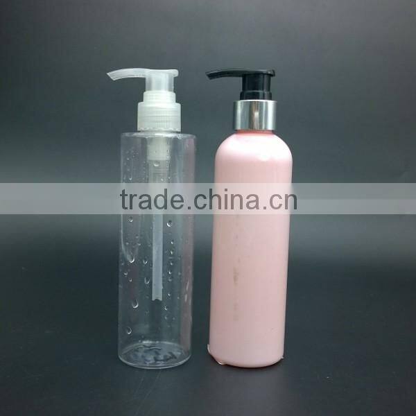 Shampoo Use and Personal Care Industrial Use 250ml custom color pet bottle with pump high quality