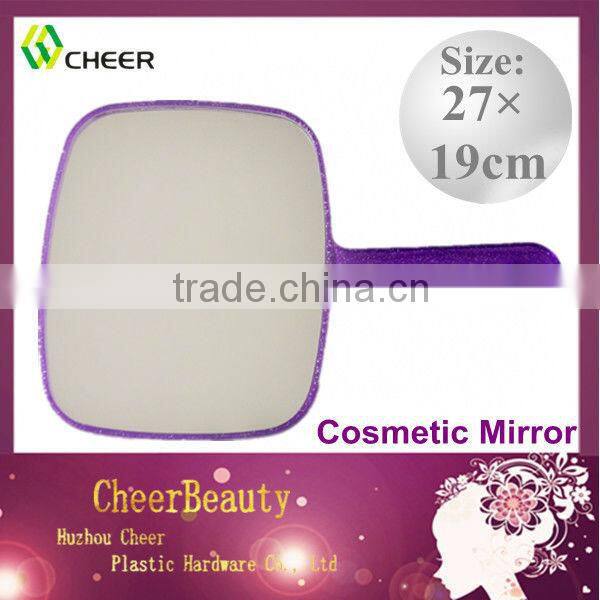 Double Sided Cosmetic Cheap Plastic Mirror CM009/mirror folding kit /metal compact mirror