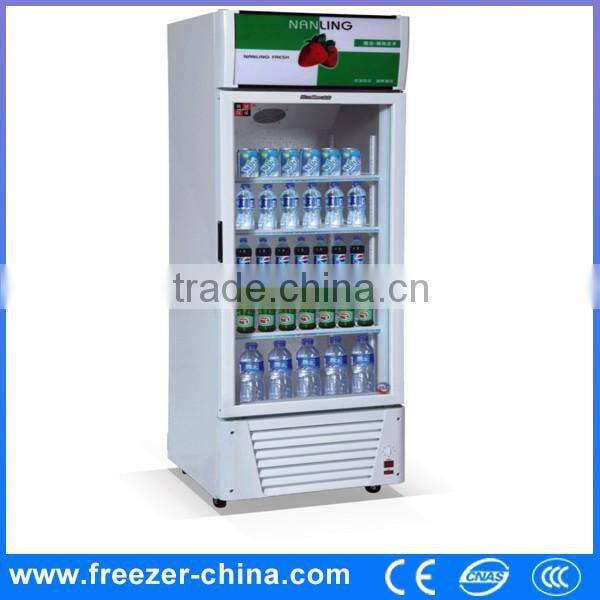 commercial single glass door refrigerator for beverage