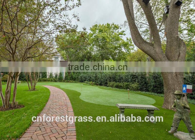 coloful high-quality landscaping synthetic grass