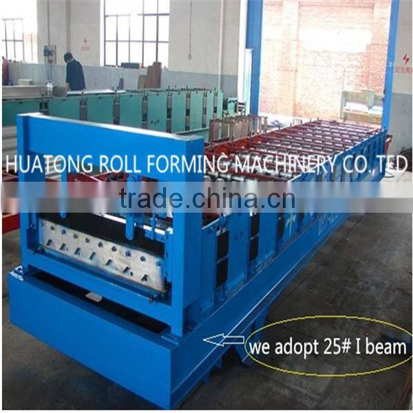 HT 760 hydraulic color steel metal sheet roof roller forming machine
