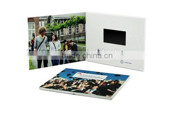 2015 High quality TFT Smart Flip HD 720P LCD video brochure