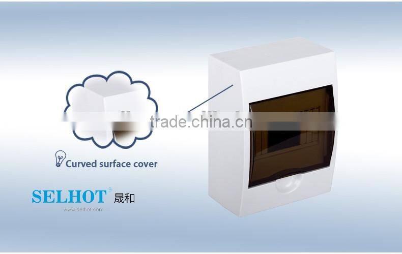 distribution panel mcb box TXM-6way plastic abs din rail enclosure box