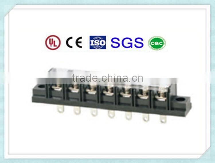 Barrier Wider Pin Terminal Block with Transparent Cover KDTE75 600V 40A 13mm Pitch