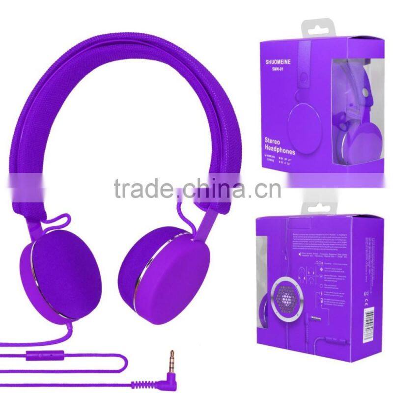 China supplied cheap folding headphone quality earphones