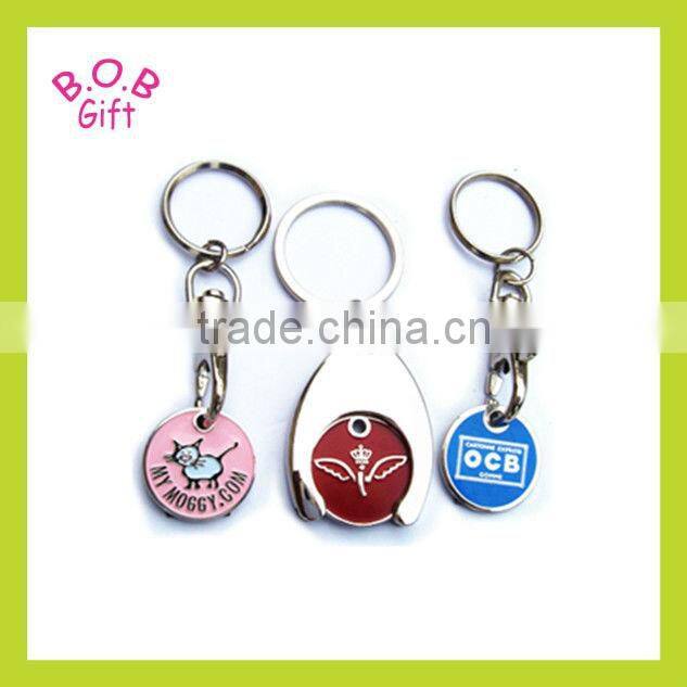2013 fashion metal oem laser keychain