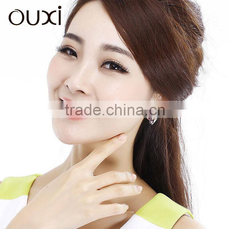 2014 925 thailand silver earring made with Crystal Y20176