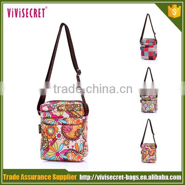 2015 trendy cheap fashion branded sling thick strap college girls shoulder bags