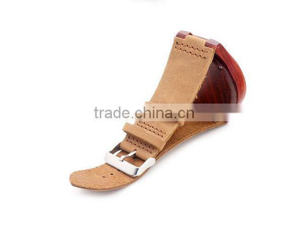 2016 Hot sale Custom design wooden watches wooden box bamboo wrist watches