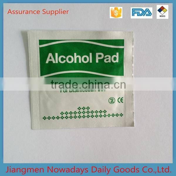 Wholesale 70% isopropyl alcohol cleaning swab