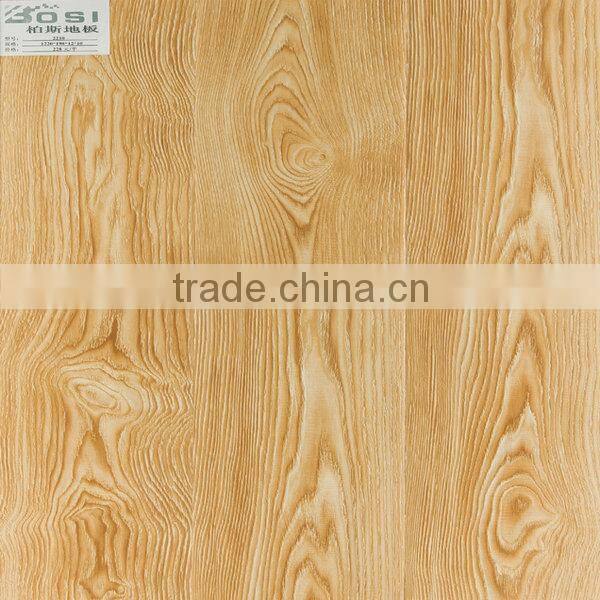 12mm brown core embossed laminated flooring-1102